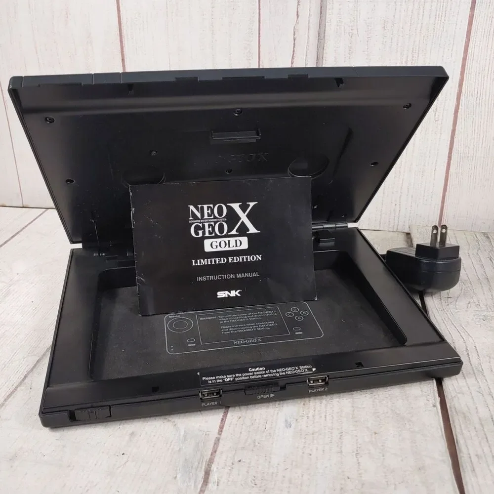 SNK NEO-GEO X Limited Edition Console - DOCK + CABLES ONLY - Tested Working